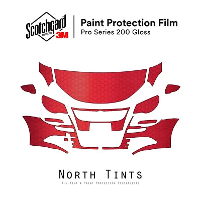 大众 Eos VR6 2007 - 2011 3M PRO 系列预切漆膜透明文胸 PPF 套件 — 第 1/4 张图片