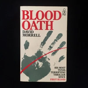 David Morrell - Blood Oath - PAN Books - 1983 Vintage Horror Paperbacks - Picture 1 of 3
