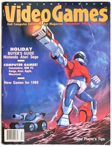 Video Games and Computer Entertainment Magazine Dec 1988 Premiere Issue #1 F4 - Picture 1 of 8