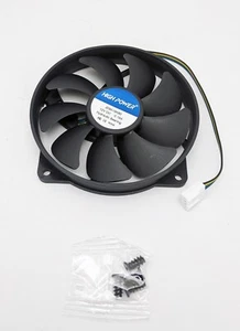 Low-Profile 95mm x 15mm Replacement 4-pin PWM CPU Cooling Fan on 80-mm Frame - Picture 1 of 11