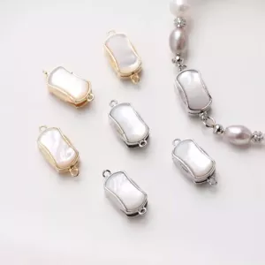 1 Set Rectangle Toggle Clasps,End Clasps Connector for Bracelet Necklace Making - Picture 1 of 7