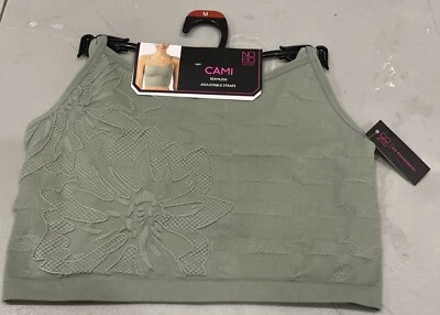 No Boundaries Juniors' Green Unlined Floral Bralette Size M NEW - Image 1 of 2