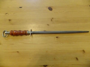 F. DICK ARROW-MARK 14" (20") VINTAGE CARBON STEEL SHARPENER / GERMANY / CLEAN - Picture 1 of 7