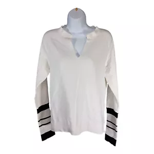 Alexander Mcqueen Sweatshirt XS Womens White Skull Cotton Regular Solid/Striped - Picture 1 of 6