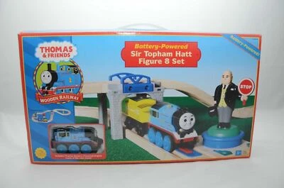 Thomas and Friends Battery Powered Sir Topham Hatt Figure 8 Set (Extra Oliver) - Image 1 of 4