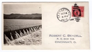 #681 Ohio River 1929 FDC Beazell Photo 30C Unofficial City Georgetown OH - Picture 1 of 2
