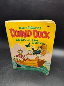 1969 Whitman Walt Disney’s #33 “DONALD DUCK Luck of the Ducks” A Big Little Book - Picture 1 of 13
