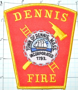 PARCHE DEL DEPARTAMENTO DE BOMBEROS DE MASSACHUSETTS, DENNIS - Imagen 1 de 1
