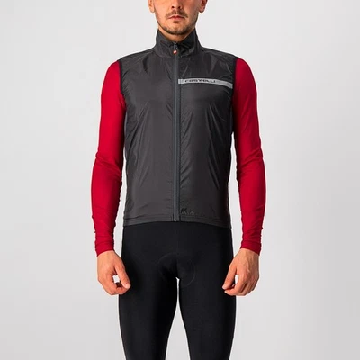 CASTELLI SQUADRA STRETCH CYCLING VEST - WINDPROOF - LIGHTWEIGHT - BREATHABLE - Image 1 of 4