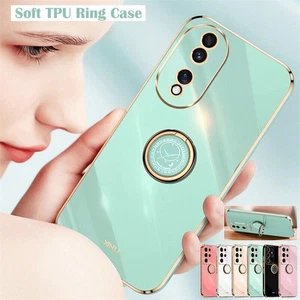 Shockproof  Case For Honor 200/400/X6C Magic7 Lite Plating TPU Ring Cover - Picture 1 of 19
