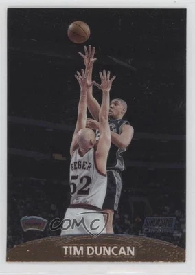 1999-00 Topps Stadium Club Chrome Tim Duncan #36 HOF - Image 1 of 2