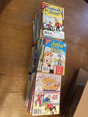 ЛОТ ИЗ 100 КОМИКСОВ ARCHIE JUGHEAD BETTY VERONICA RIVERDALE ДВОЙНОЙ ДАЙДЖЕСТ СМЕШАННЫЕ A - Изображение 1 из 4