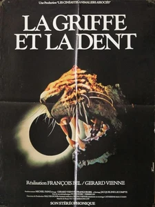 "LA GRIFFE ET LA DENT" Affiche 1976 (François BEL et Gérard VIENNE) 60x80cm - Imagen 1 de 1