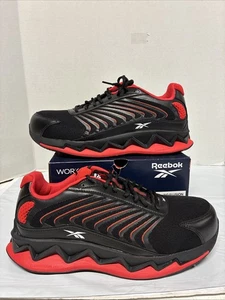 Reebok Zig Elusion Heritage Work schwarz/rot Größe 10 Sneaker (RB3223) - Bild 1 von 9