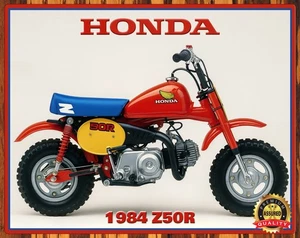 Honda Motorcycle - 1984 Z50R - Metal Sign 11 x 14 - Picture 1 of 4