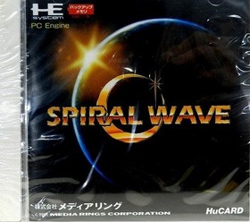 Spiral Wave PC-Engine Hu Grafx Import Japan Game book form JP