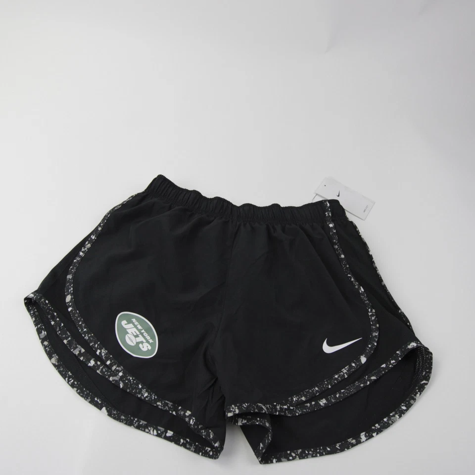 Pantalón Corto para Correr New York Jets Nike Dri-Fit Para Mujer Negro Nuevo Foto 1 de 1