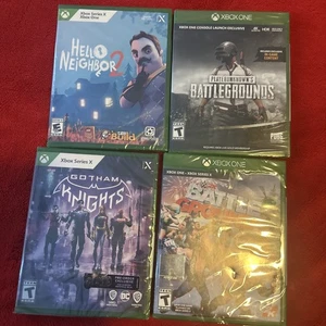 HELLO NEIGHBOR 2 Gotham Knights WWE Battle Ground Xbox One Xbox Series Game Lot - Picture 1 of 6