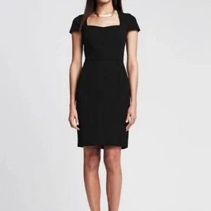 Banana Republic schwarzes Sloan Etuikleid #632516 neu mit Etikett! 10 große 10T - Bild 1 von 1