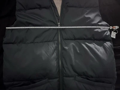 Colete acolchoado resistente à água para meninos verde-azulado com bege novo com etiquetas tamanho 18 - Imagem 1 de 4