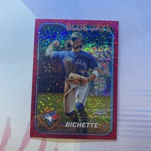 2024 Topps Chrome Magenta Speckle Refractors #27 Bo Bichette /350 - BB - Picture 1 of 3