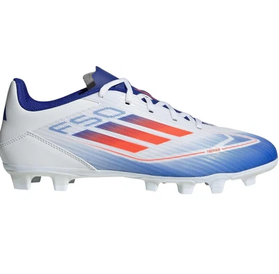 Adidas F50 Club FxG Soccer Cleats 2024 IE0611 White Blue Men 8 UK 7.5 EU 41 1/3 - Image 1 of 4