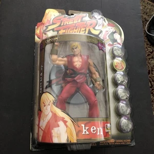 Capcom Street Fighter „ Ken“ 7“ 1/2 Factory Sealed „ROUND ONE“ - Bild 1 von 6