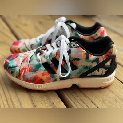 Adidas Women’s Size 6 ZX Flux Torsion BB3788 Shoes Sneakers Multicolored - Image 1 of 4