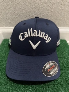 Callaway Elyte Chrome Tour Odyssey Golf Flexfit Mütze Herren Größe S/M blau NEU - Bild 1 von 6