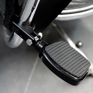 1-1/2" Bracket Mount Black Footpegs Footrest For Honda CMX300 CMX500 US - Picture 1 of 10