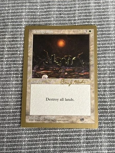 Armageddon (Brian Hacker) SB World Championship Decks 1998 Magic The Gathering - Picture 1 of 2
