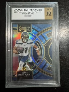 2023 Panini Select - Premier Level Jaxon Smith-Njigba #174 Azzurro Prizm /99 - Foto 1 di 2