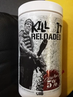 Rich Piana 5% Nutrition Kill It Reloaded 512.5g Pre Workout New Sealed BBE 01/26