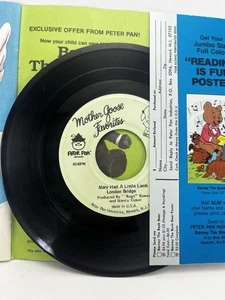 Mutter Gans Kinderreime Buch & Schallplatte ~ Peter Pan ~ 45 U/min - Bild 1 von 7