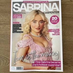 SABRINA CARPENTER - 2025 Glossy Magazine - Kings & Queens Of Pop Culture : NEW - Foto 1 di 11