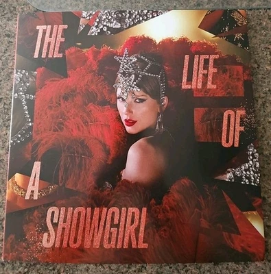 Taylor Swift The Life Of A Showgirl Red Lipstick & Lace Transparent Vinyl Foto 1 de 2