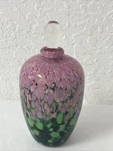 VTG Mad Art Studio Perfume w/Stopper Abstract Art Glass 1999 - Signed - Picture 1 of 8