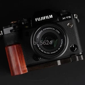 Wooden L Type Bracket Base Grip Handle for Fujifilm XT5 Fuji X-T5 Camera Tripod - Picture 1 of 39