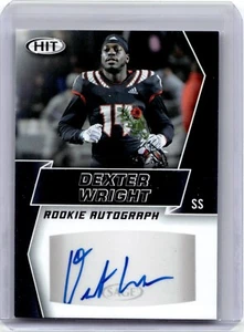 2019 SAGE HIT Autographs Black #A84 Dexter Wright Auto - Picture 1 of 2