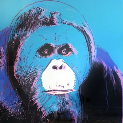 New Andy Warhol Endangered Animals Orangutan Wall Art Print Poster or Canvas - Image 1 of 3