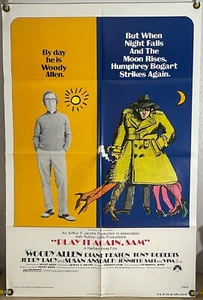 PÓSTER DE PELÍCULA PLAY IT AGAIN SAM FF ORIGINAL DE UNA HOJA DIANE KEATON RR76 (1972) - Imagen 1 de 1