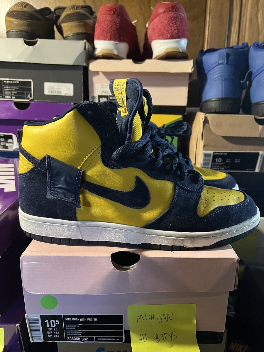 Nike Dunk Pro SB High Michigan for Sale | Authenticity Nike Dunk Pro SB High Michigan for Sale | Authenticity