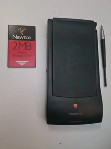 Apple Newton 120 MessagePad + Stylus Pen + Apple 2 MB Speicherkarte Selten Vintage - Bild 1 von 16