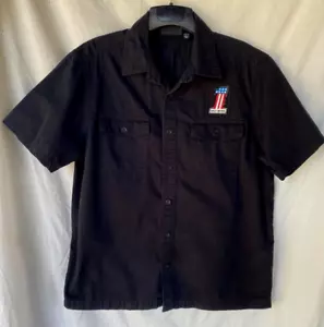 CAMISA HARLEY DAVISON..NEGRA..ALGODÓN..CAMPAMENTO..HOMBRE L - Imagen 1 de 4