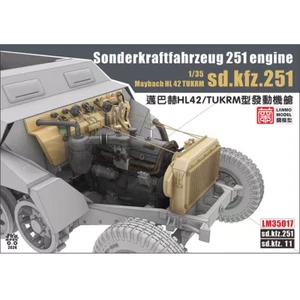 Heavy Hobby Lanmo 1/35 Maybach HL42/TUKRM Engine Compartment Model Kit LM-35017 - Picture 1 of 5