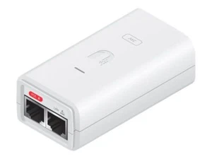 Ubiquiti POE Injector, 24VDC, 12W, Gigabit Port, weiss - Bild 1 von 1