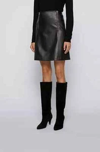 Club Wear Fashion Women's Skirt Handmade Genuine Lambskin Leather Soft Party HOT - Picture 1 of 4