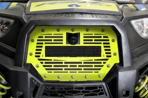 Steel Grille w/ Space fits Polaris RZR 1000 XP 2017-18 Ride Command LIME SQUEEZE - Picture 1 of 2