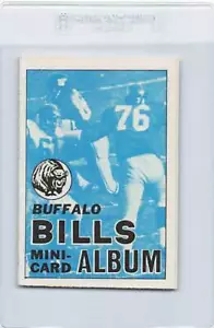 1969 Topps Mini-Album Inserts #18 Buffalo Bills EX/MT *34 - Bild 1 von 2
