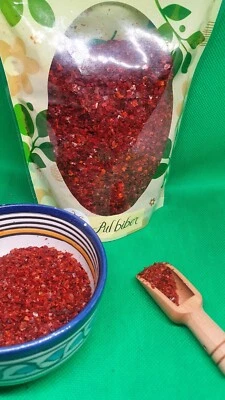 Pul Biber Chilli Flakes, Aleppo Pepper (Pul Biber) 200g Platki Spoon With 3packs - Image 1 of 4